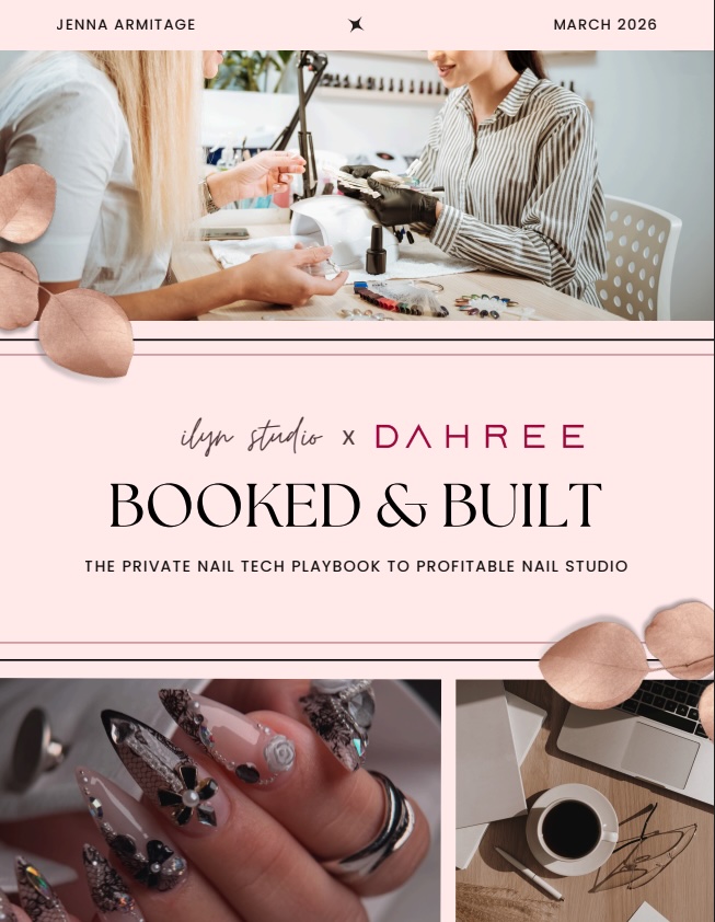 ILYN Studio x Dahree Booked and Built Seminar - Business and nail techniques
